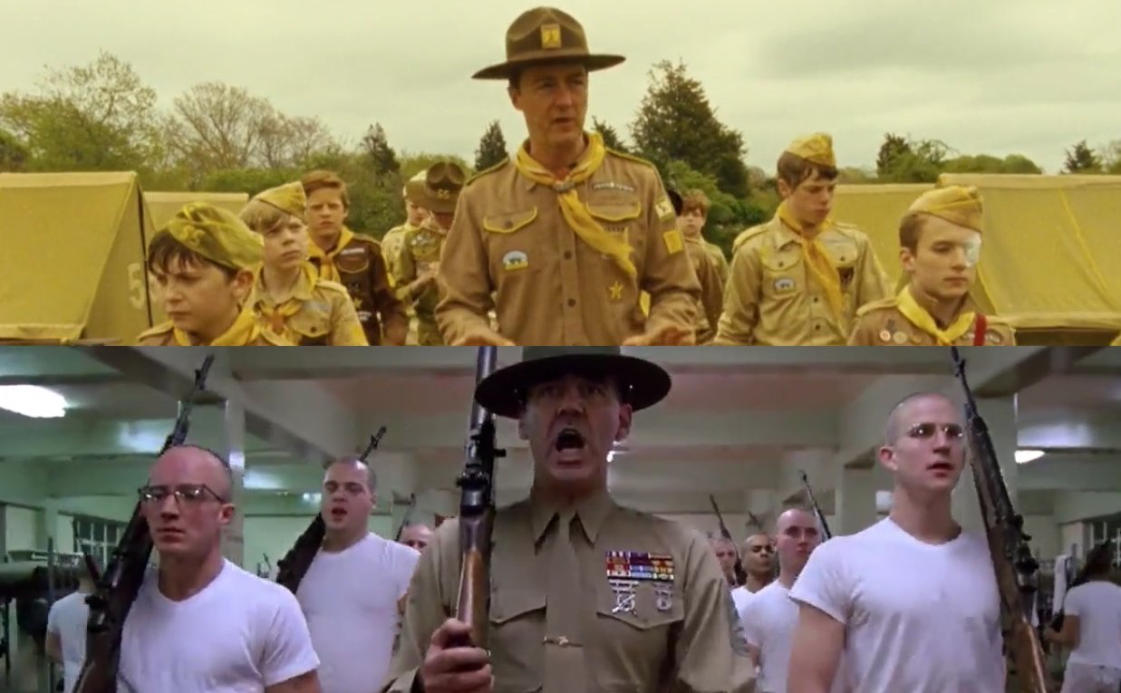 Borrowings from classic films collected in one video
