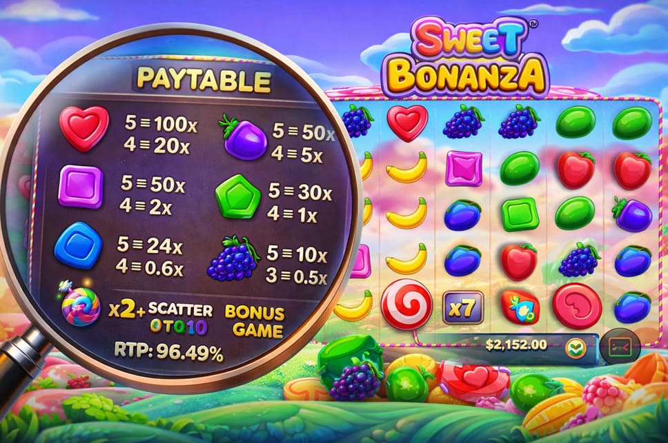 Анатомия Paytable Анатомия Paytable